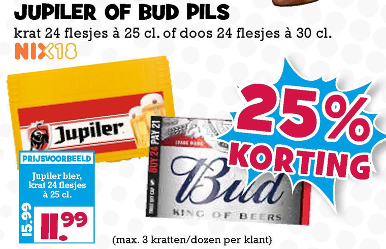 Jupiler   krat bier folder aanbieding bij  Boons Markt - details