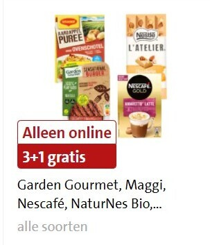 Garden Gourmet   vegetarisch, oploskoffie folder aanbieding bij  Jumbo - details