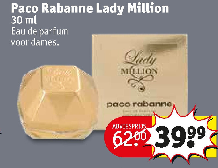 Paco Rabanne   eau de parfum folder aanbieding bij  Kruidvat - details