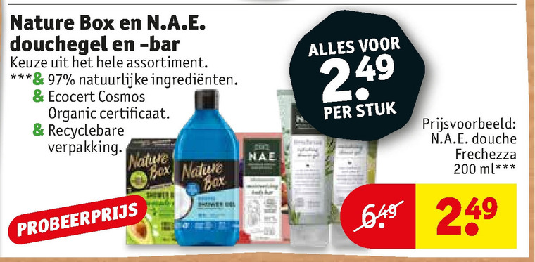 N.A.E.   douchegel folder aanbieding bij  Kruidvat - details