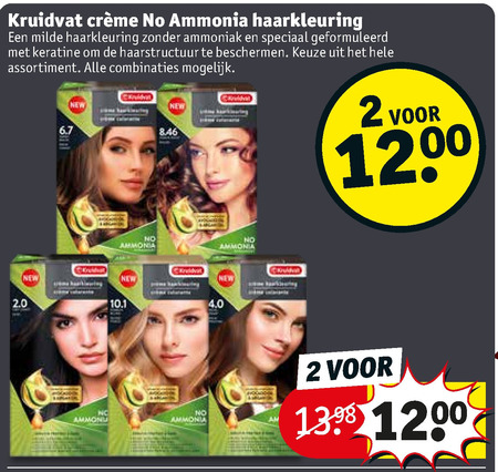 Kruidvat Huismerk   haarkleuring folder aanbieding bij  Kruidvat - details