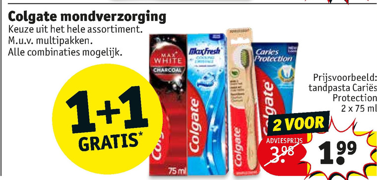 Colgate   tandpasta, tandenborstel folder aanbieding bij  Kruidvat - details