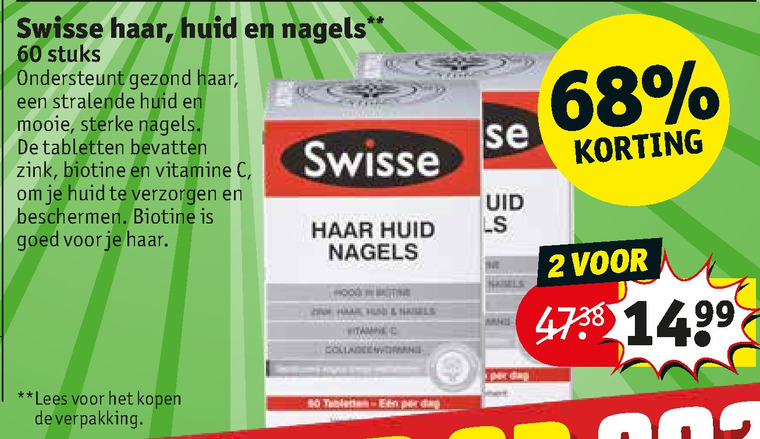 Swisse   voedingssupplement folder aanbieding bij  Kruidvat - details