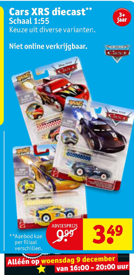 Regelmatigheid kousen masker Cars miniatuur auto folder aanbieding bij Kruidvat - details