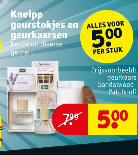 Kneipp   luchtverfrisser, geurkaars folder aanbieding bij  Kruidvat - details