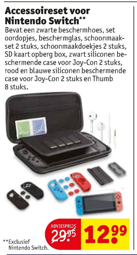 gesprek hoek Mysterieus Nintendo Switch accessoires folder aanbieding bij Kruidvat - details