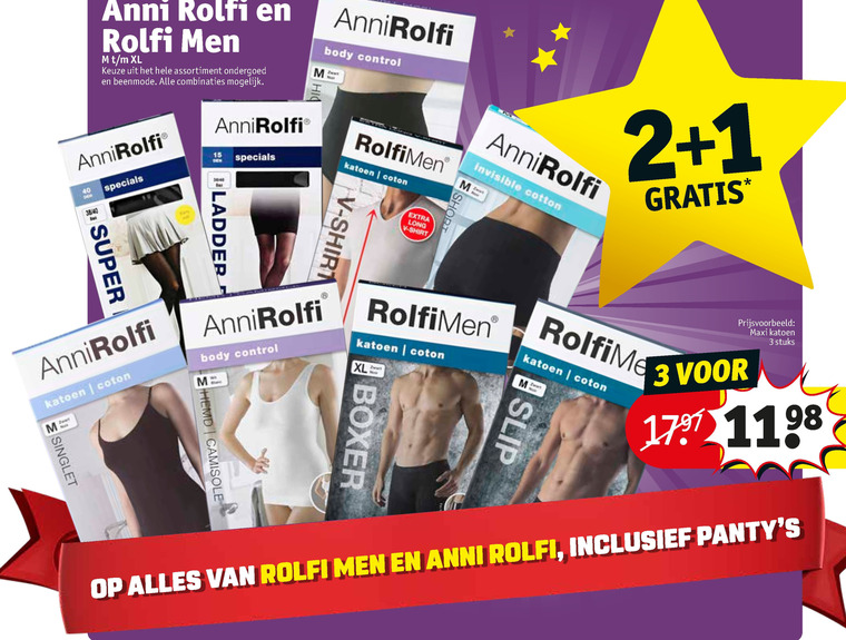 AnniRolfi   damessinglet, damesslip folder aanbieding bij  Kruidvat - details