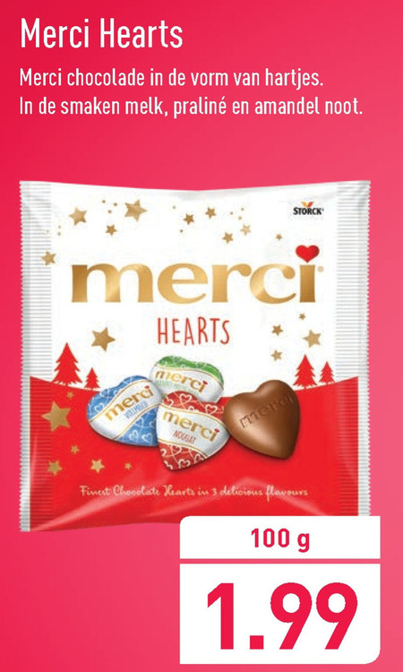 Merci   chocolade folder aanbieding bij  Aldi - details