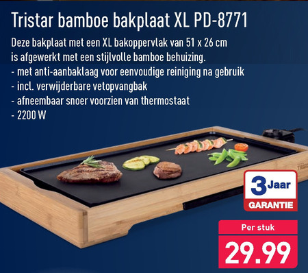 Tristar   tafelgrill folder aanbieding bij  Aldi - details