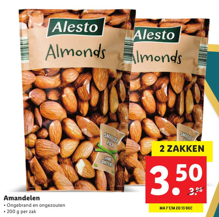 Alesto   amandelen folder aanbieding bij  Lidl - details