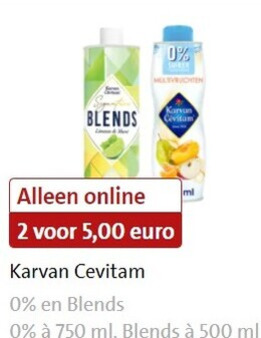 Karvan Cevitam   limonadesiroop folder aanbieding bij  Jumbo - details