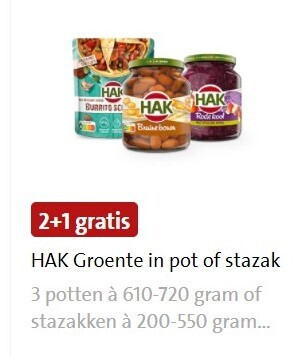 Hak   groenteconserven folder aanbieding bij  Jumbo - details