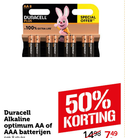 Duracell   batterij folder aanbieding bij  Coop - details