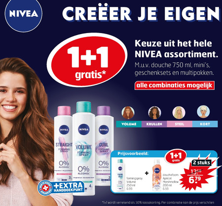 Nivea   shampoo, douchegel folder aanbieding bij  Trekpleister - details