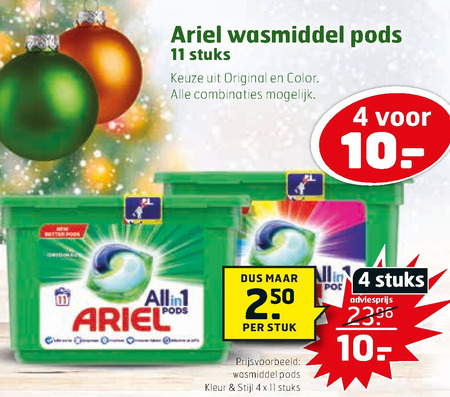 Ariel   wasmiddel folder aanbieding bij  Trekpleister - details