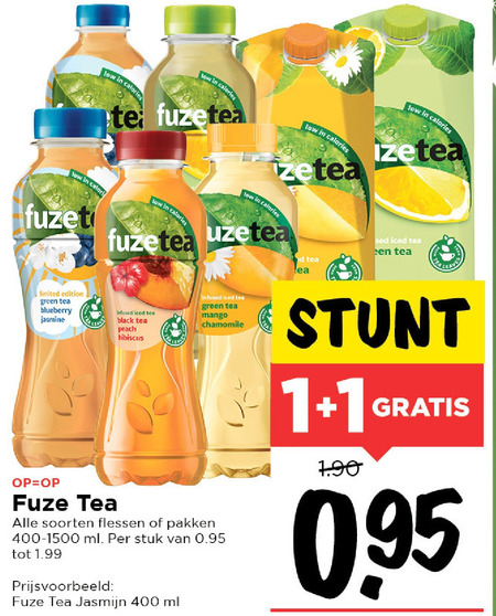 Fuze Tea   ice tea folder aanbieding bij  Vomar - details