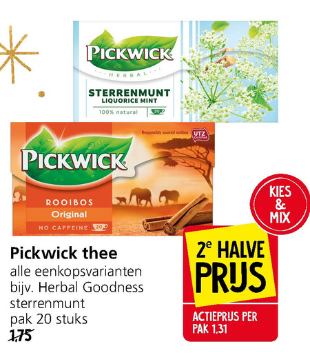 Pickwick   thee folder aanbieding bij  Jan Linders - details