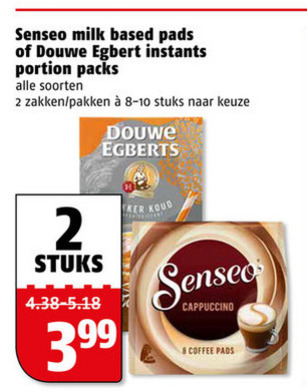 Douwe Egberts Senseo   koffiepad, oploskoffie folder aanbieding bij  Poiesz - details