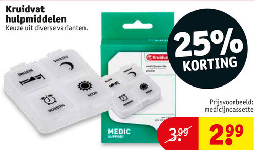 pillendoos folder aanbieding Kruidvat - details