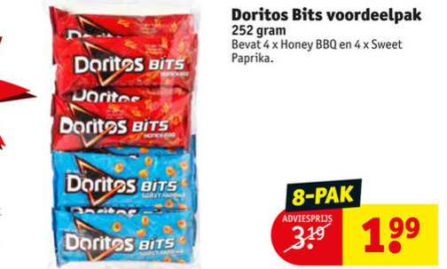 Doritos   zoutje folder aanbieding bij  Kruidvat - details