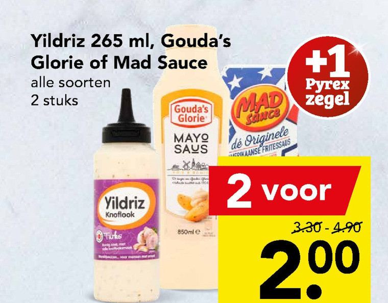 Goudas Glorie   fritessaus, snacksaus folder aanbieding bij  Deen - details