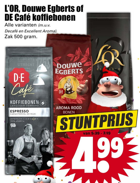 Douwe Egberts L Or   koffiebonen folder aanbieding bij  Dirk - details