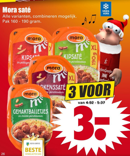 Mora kipsate, satevlees folder aanbieding bij Dirk - details Mora Kipsate, Satevlees Folder Aanbieding Bij Dirk - Details
