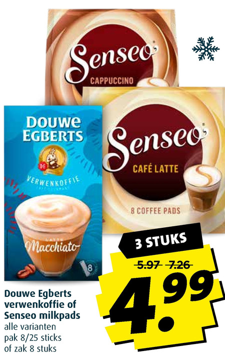 Douwe Egberts Senseo   oploskoffie, koffiepad folder aanbieding bij  Boni - details