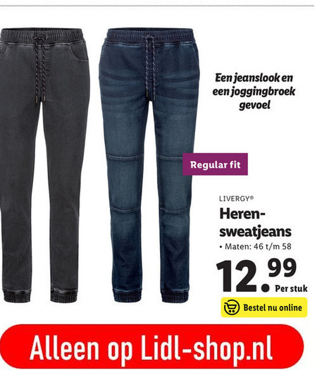 Bloedbad het doel Wonen Livergy heren jeans folder aanbieding bij Lidl - details