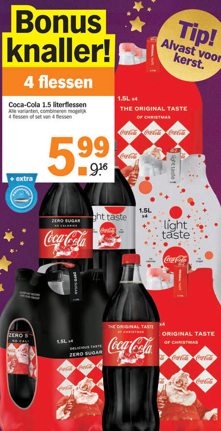 Coca-Cola   cola folder aanbieding bij  Albert Heijn - details