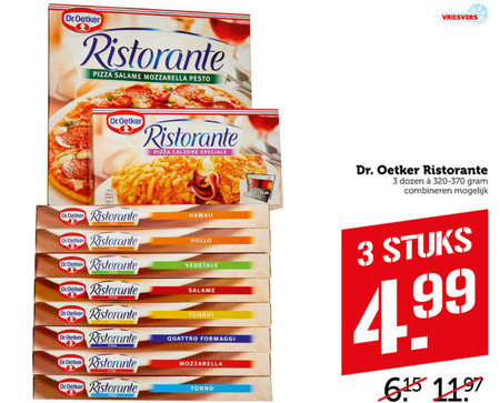 Dr Oetker   diepvriespizza folder aanbieding bij  Coop - details