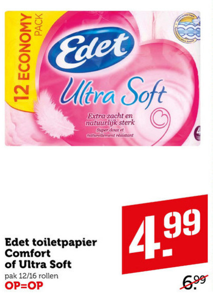 Edet   toiletpapier folder aanbieding bij  Coop - details