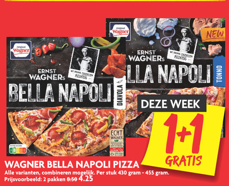 Wagner   diepvriespizza folder aanbieding bij  Dekamarkt - details