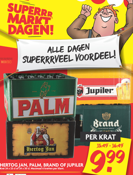 Hertog Jan   krat bier folder aanbieding bij  Dekamarkt - details