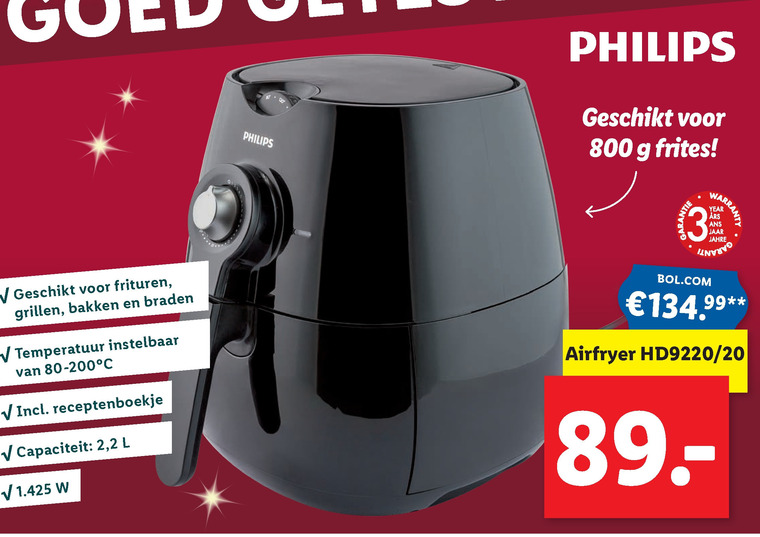 radioactiviteit Variant embargo Philips friteuse folder aanbieding bij Lidl - details