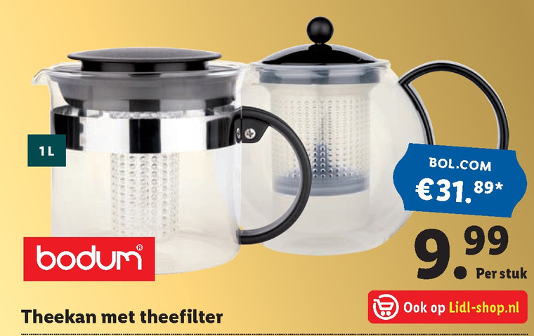 bodum   theepot folder aanbieding bij  Lidl - details