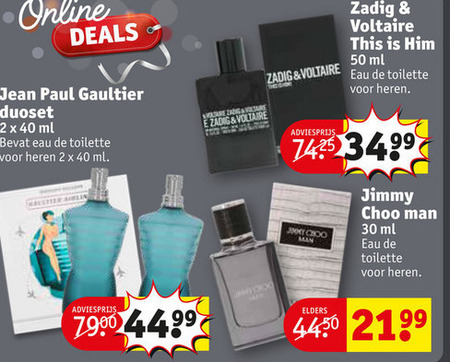 Jimmy Choo   parfum geschenkset folder aanbieding bij  Kruidvat - details