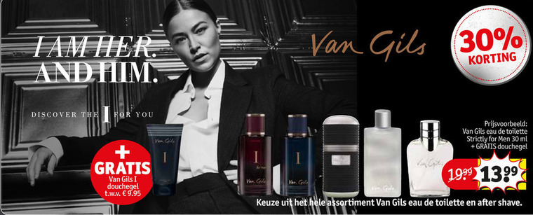 Van Gils   eau de toilette folder aanbieding bij  Kruidvat - details