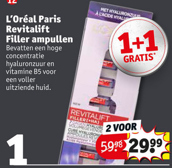 L Oreal   dagcreme folder aanbieding bij  Kruidvat - details