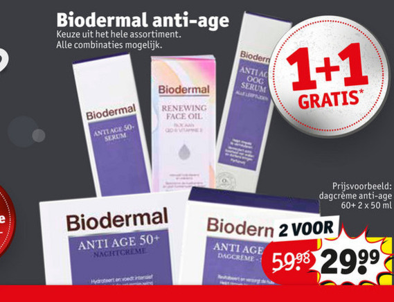 Biodermal   dagcreme, nachtcreme folder aanbieding bij  Kruidvat - details