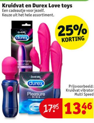 Durex   erotiek, condooms folder aanbieding bij  Kruidvat - details