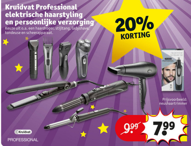 Kruidvat Huismerk   fohn, haarverzorging folder aanbieding bij  Kruidvat - details