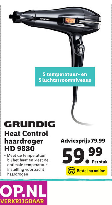 Grundig   fohn folder aanbieding bij  Lidl - details