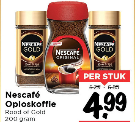 Nescafe   oploskoffie folder aanbieding bij  Vomar - details