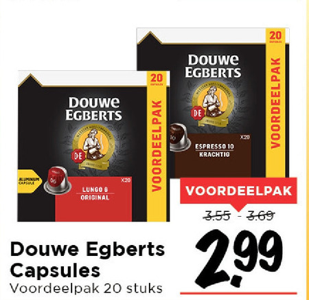 roekeloos wastafel mechanisme Douwe Egberts koffiecups folder aanbieding bij Vomar - details