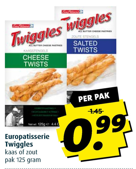 Twiggles   kaaszoutjes folder aanbieding bij  Boni - details