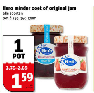 Hero   jam folder aanbieding bij  Poiesz - details