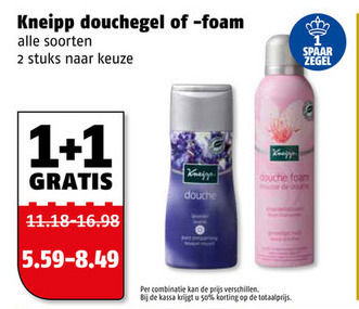 Kneipp   douchegel folder aanbieding bij  Poiesz - details