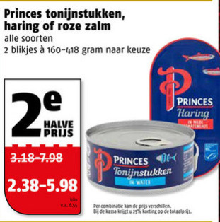 Princes   haring, tonijn in blik folder aanbieding bij  Poiesz - details