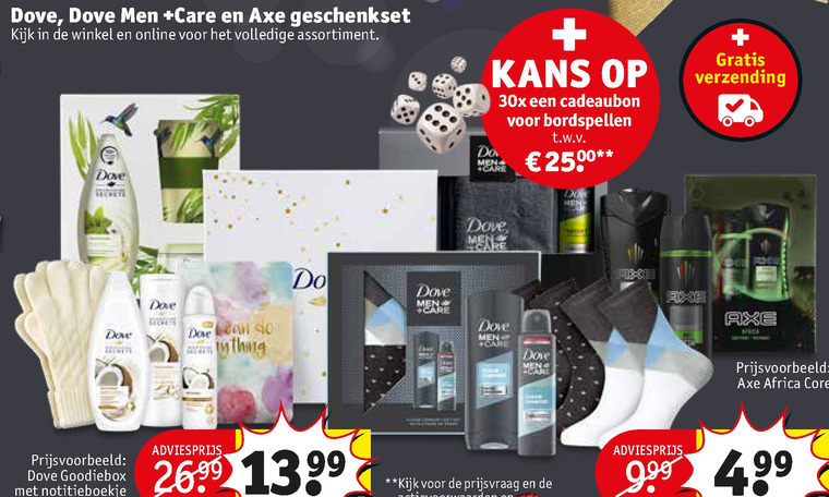 Dove   geschenkset folder aanbieding bij  Kruidvat - details